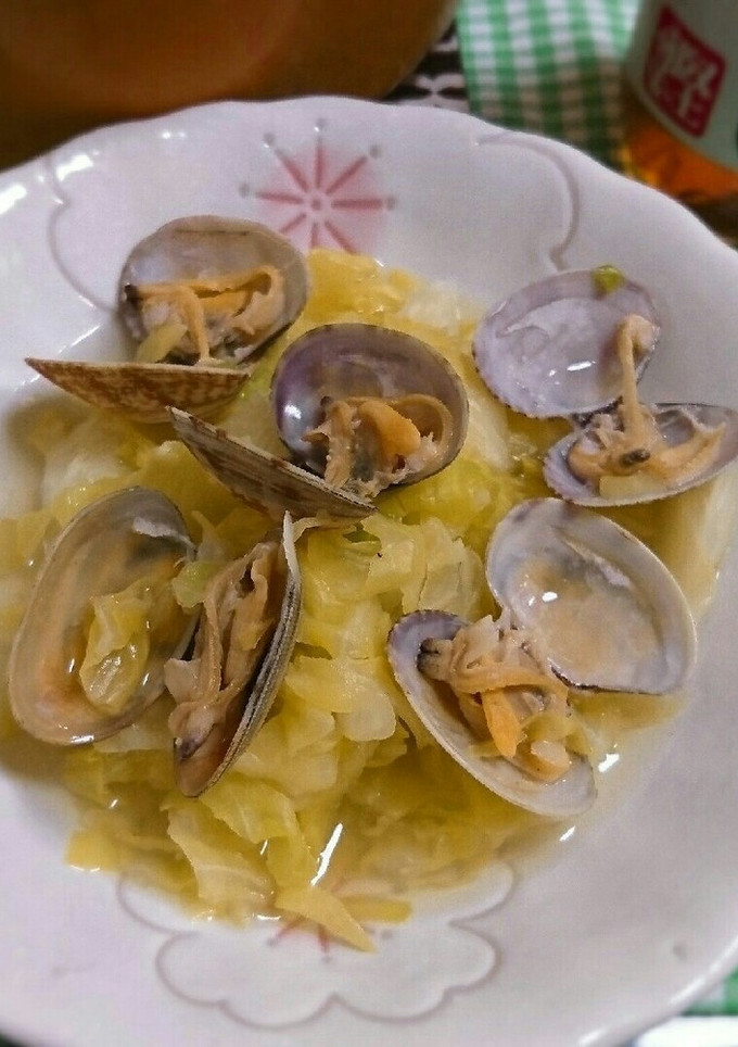 あさりと春キャベツのさっと煮-レシピのメイン写真