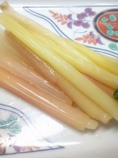 茎みょうが(みょうがたけ)の甘酢漬け-レシピのメイン写真