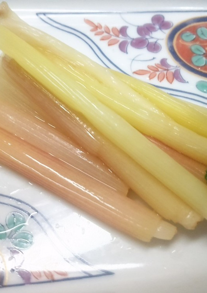 茎みょうが（みょうがたけ）の甘酢漬け-レシピのメイン写真