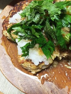 和風おろしそハンバーグ-レシピのメイン写真