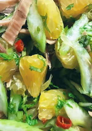 さっぱりセロリサラダ☆はっさくするめ入り-レシピのメイン写真