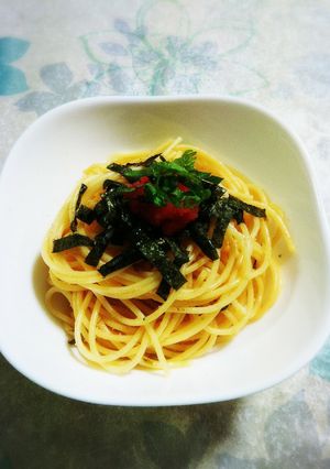 簡単!明太子スパゲティ-レシピのメイン写真