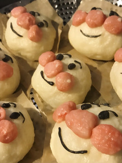 冷凍OK!子供が喜ぶアンパンマンあんまん-レシピのメイン写真
