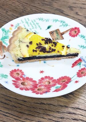 チョコ・オレンジチーズタルト-レシピのメイン写真