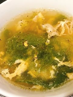 生姜!温まる☆レタスとお肉の中華風スープ-レシピのメイン写真