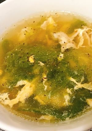 生姜!温まる☆レタスとお肉の中華風スープ-レシピのメイン写真