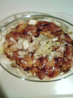 キャベツと鶏肉の中華風レンジ蒸し-レシピのメイン写真