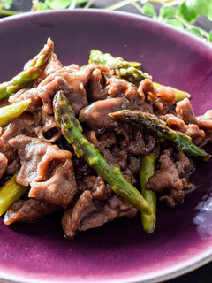 牛肉とアスパラのバルサミコ炒め◎簡単♪-レシピのメイン写真