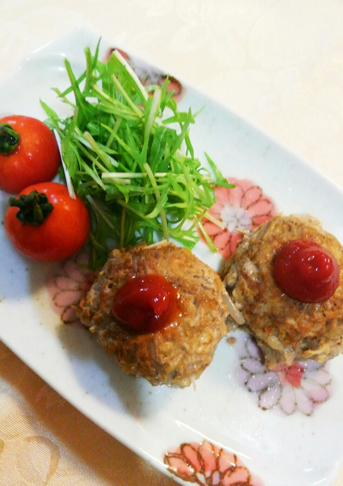 節約!えのきともやしのハンバーグ-レシピのメイン写真