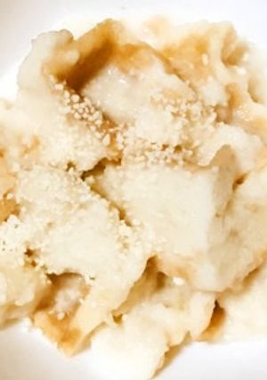 母親の介護食・嚥下食にプレーンワッフル粥-レシピのメイン写真