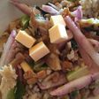 納豆と鯖のサラダ風まぜご飯