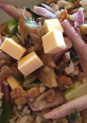 納豆と鯖のサラダ風まぜご飯-レシピのメイン写真