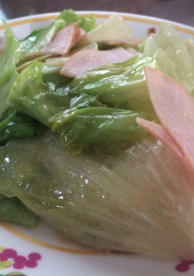 大量消費に♪ レタスのマヨ炒め-レシピのメイン写真