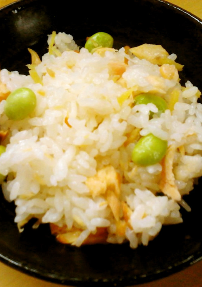 塩鮭と枝豆の混ぜご飯-レシピのメイン写真