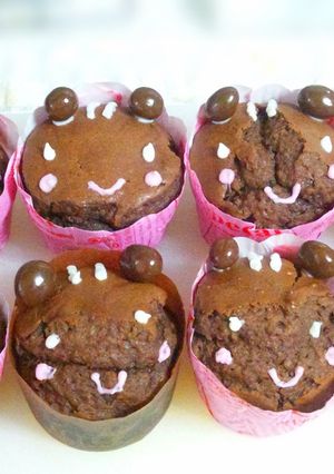 簡単かわいい☆チョコマフィン-レシピのメイン写真