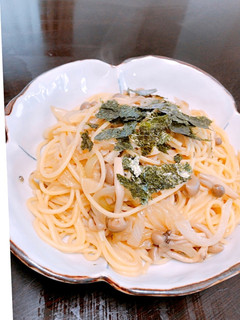 春休みのランチに!簡単キノコの和風パスタ-レシピのメイン写真