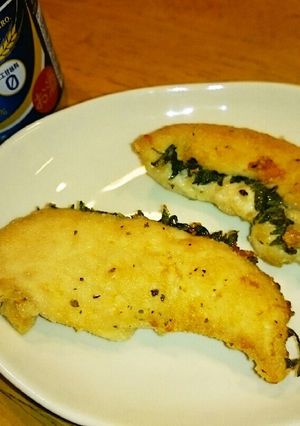 鶏ささみのシソ挟み焼き-レシピのメイン写真