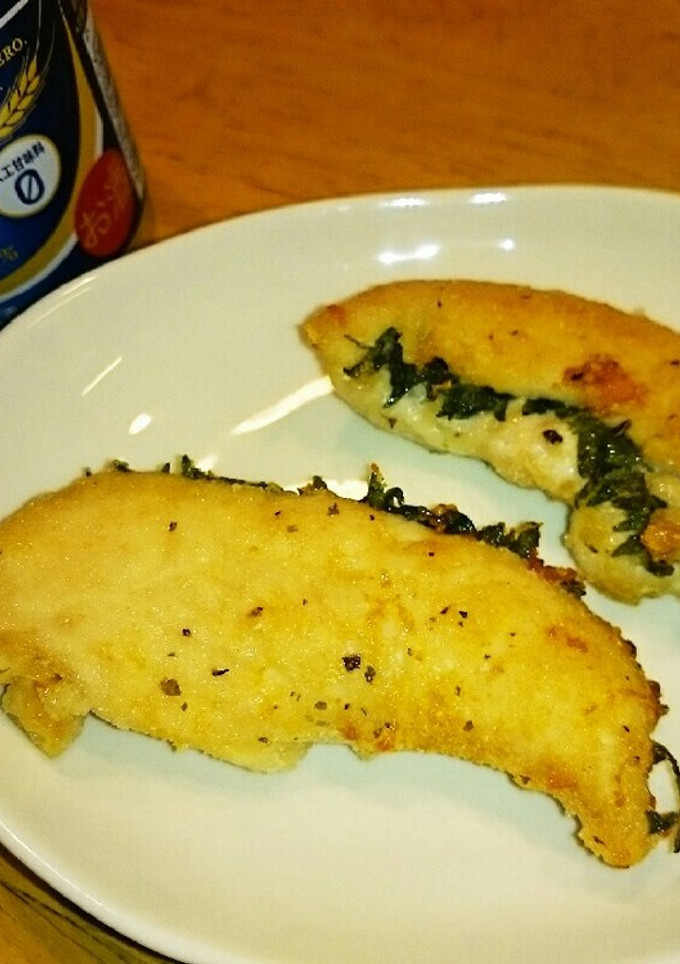 鶏ささみのシソ挟み焼き-レシピのメイン写真