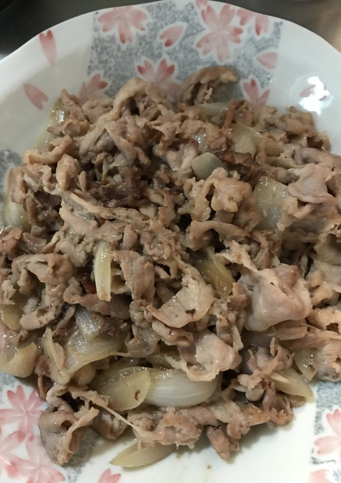 簡単！しょうが焼き-レシピのメイン写真