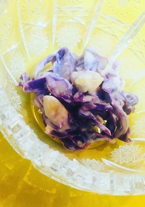 塩酒粕ヨーグルトで♪紫キャベツのサラダ-レシピのメイン写真