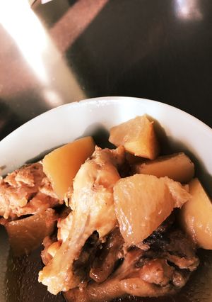 安い手羽元と大根のボリューム煮物-レシピのメイン写真