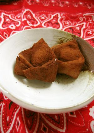 バレンタインに　生チョコ八つ橋-レシピのメイン写真