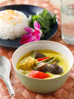 レンジだけで簡単!タイ風グリーンカレー-レシピのメイン写真