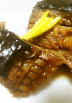 コラーゲンたっぷり炊飯器でアカエイの煮付-レシピのメイン写真