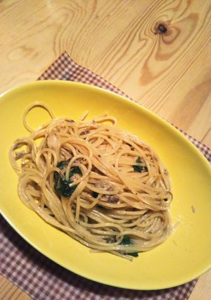 さばとベビーリーフパスタ-レシピのメイン写真