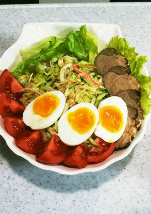 絶品我が家のラーメンサラダ-レシピのメイン写真