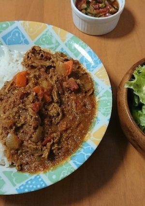 フライパンでラム肉カレー-レシピのメイン写真