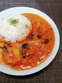鶏もも肉ときのこの✤トマトクリーム煮-レシピのメイン写真