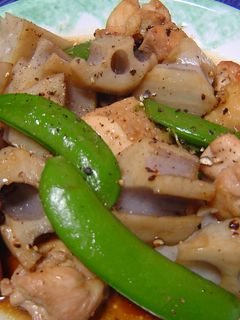 鶏肉と蓮根の洋風炒め-レシピのメイン写真