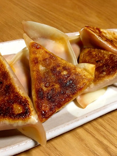しそチーズ三角餃子-レシピのメイン写真