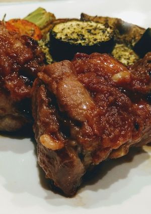 絶品✾厚切り豚バラ肉のオーブン焼き-レシピのメイン写真