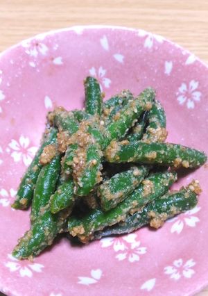 冷凍で！いんげんのごまあえ-レシピのメイン写真