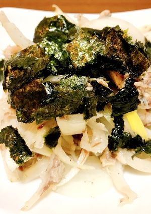 和えるだけ！新玉ねぎとサバ缶のサラダ☆-レシピのメイン写真