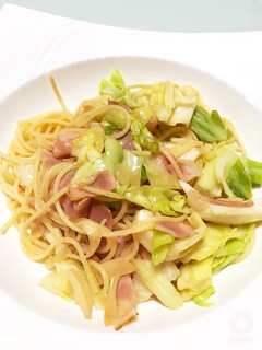キャベツとベーコンの醤油にんにくパスタ-レシピのメイン写真