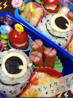 キャラ弁✳︎簡単✳︎モンスターズインク-レシピのメイン写真