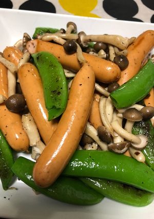 10分で簡単！スナップえんどう炒め-レシピのメイン写真