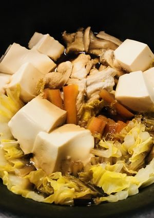 鶏肉のすき焼き☆鶏むね肉のすき焼き鍋-レシピのメイン写真
