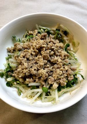 もやしとひき肉のおかずサラダ-レシピのメイン写真