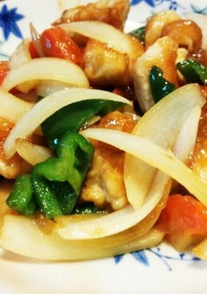 簡単しっとり♪鶏胸肉の甘酢炒め-レシピのメイン写真