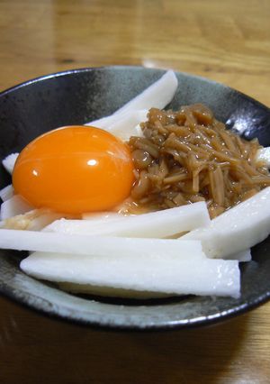 月見長芋たんざくなめたけ-レシピのメイン写真