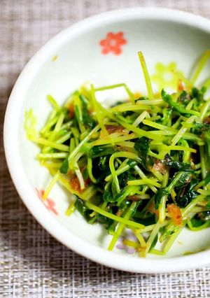 少ない材料で！あともう1品！豆苗おひたし-レシピのメイン写真