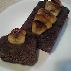 รูปของ ココアＤＥたっぷりﾊﾞﾅﾅ♪おからｹｰｷ
