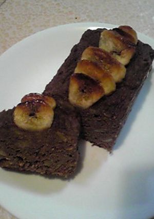 ココアＤＥたっぷりﾊﾞﾅﾅ♪おからｹｰｷ-レシピのメイン写真