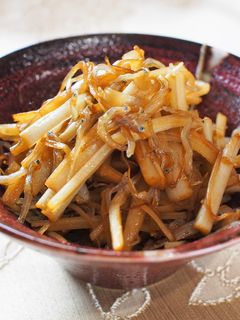 東京うどとじゃこ炒め-レシピのメイン写真