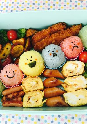 デコふりで可愛く♡キャラ弁-レシピのメイン写真