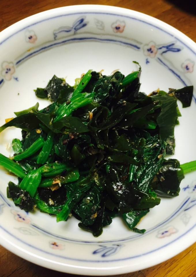 ほうれん草とわかめの和え物-レシピのメイン写真